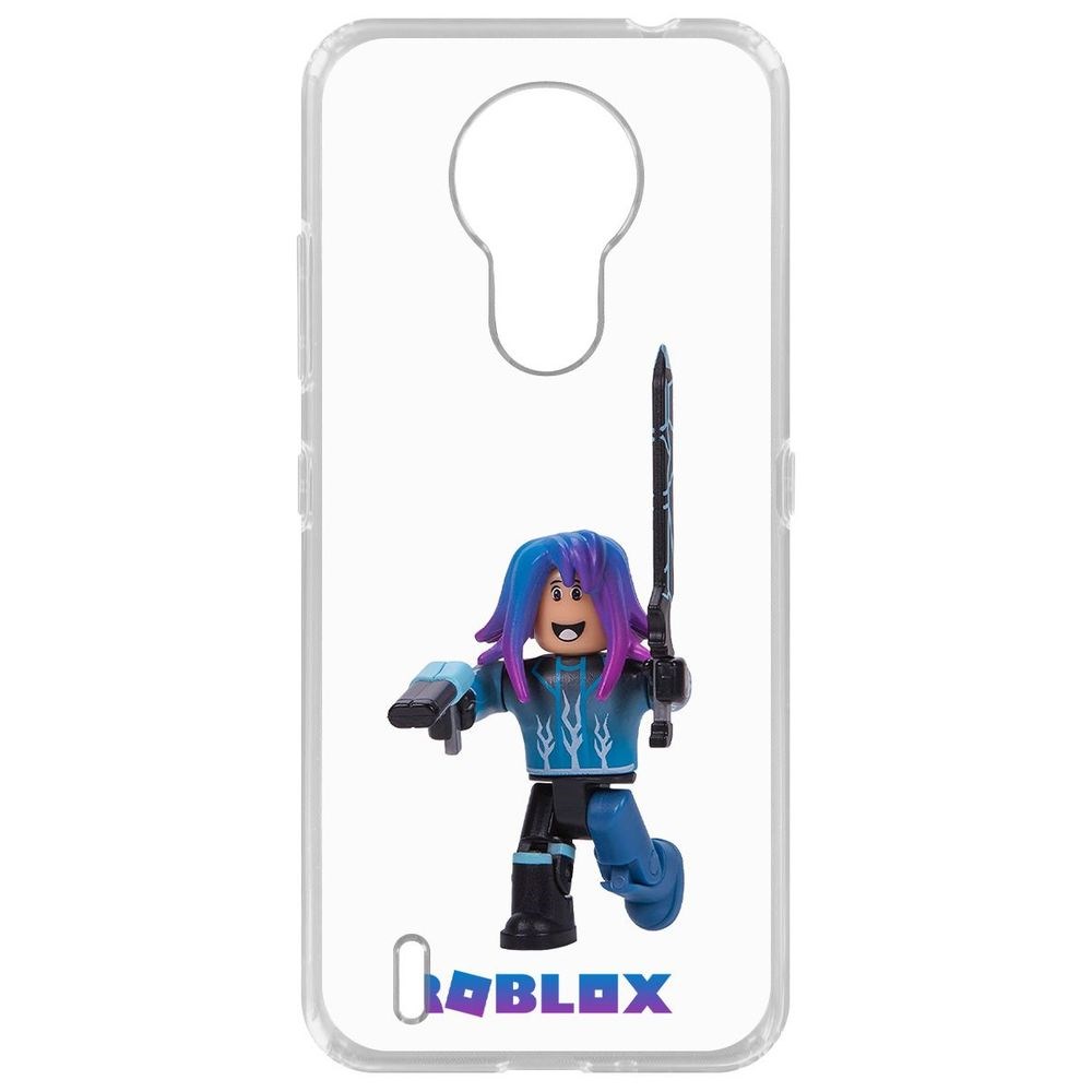 

Чехол-накладка Krutoff Clear Case Roblox-Паркурщик для Nokia 1.4, Прозрачный