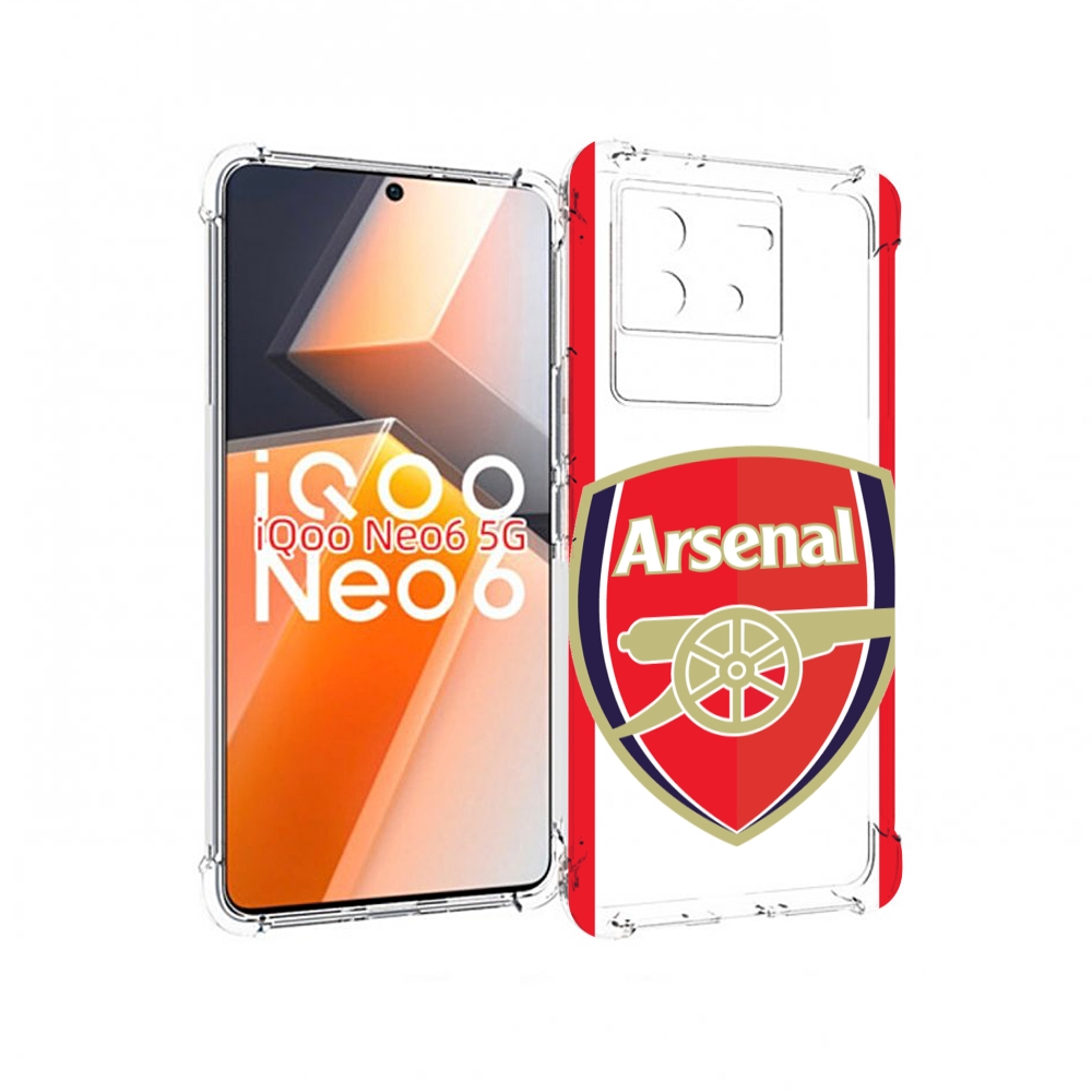 

Чехол MyPads фк арсенал лондон мужской для Vivo iQoo Neo 6 5G, Прозрачный, Tocco