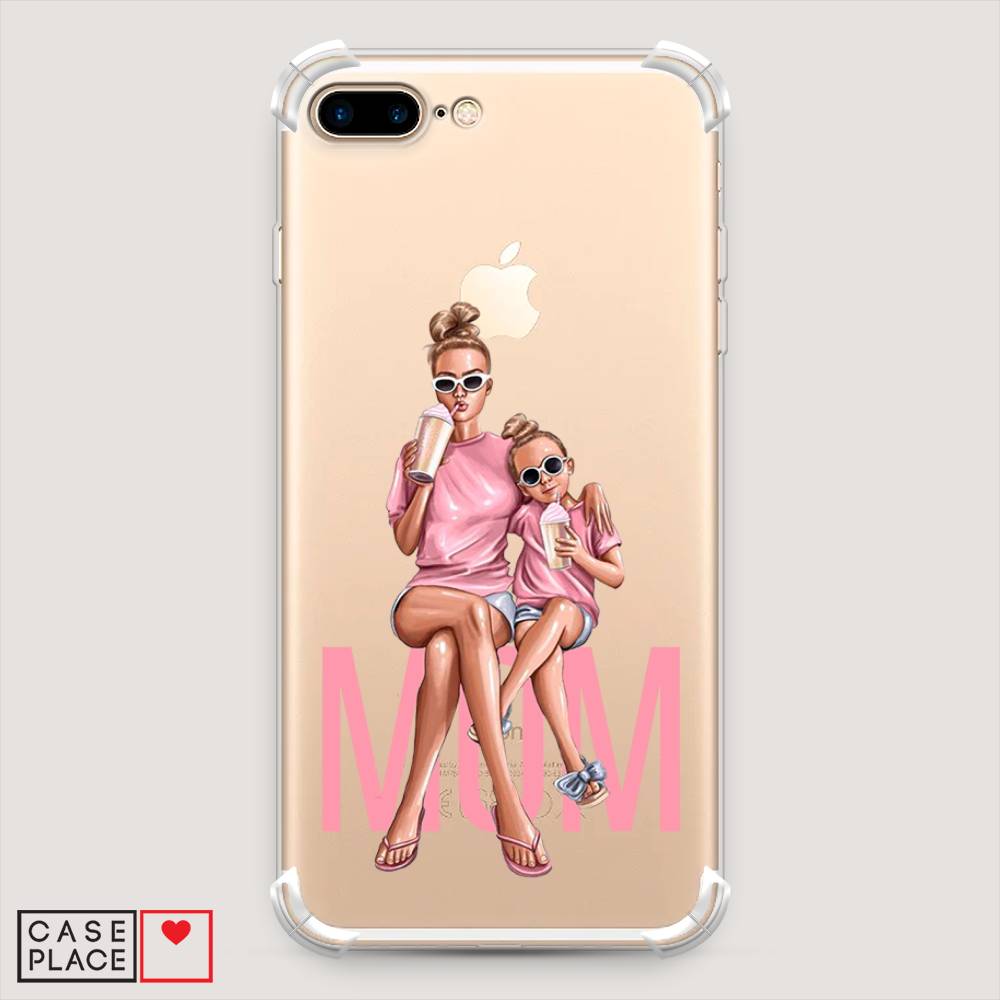 

Чехол Awog на Apple iPhone 8 Plus / Айфон 8 Plus "Lovely mom", Разноцветный, 10951-1