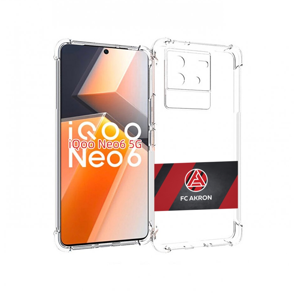 

Чехол MyPads фк акрон тольятти мужской для Vivo iQoo Neo 6 5G, Прозрачный, Tocco