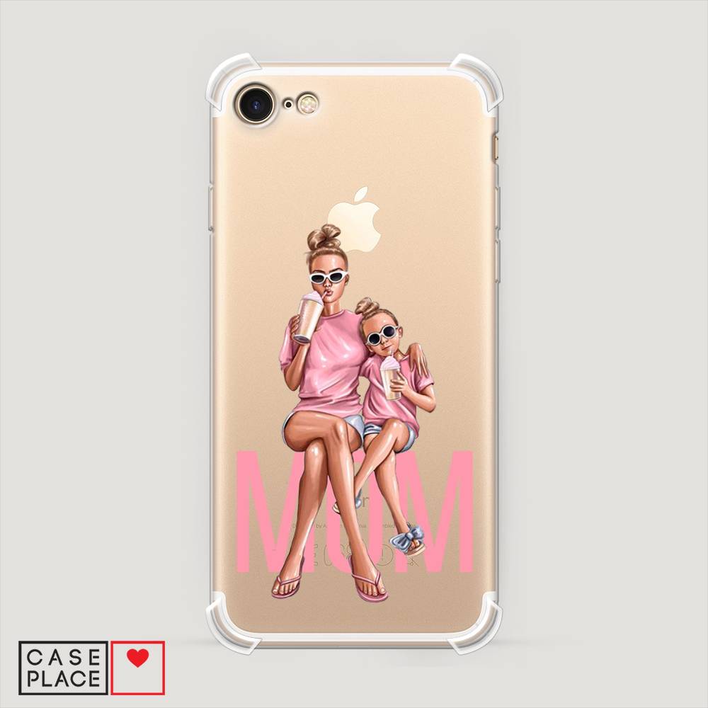 

Чехол Awog на Apple iPhone 8 / Айфон 8 "Lovely mom", Разноцветный, 10851-1