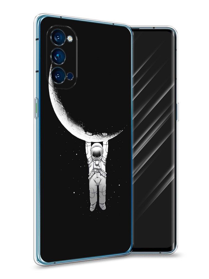

Чехол Awog на Oppo Reno 4 Pro 5G "Космонавт", Разноцветный, 253750-4