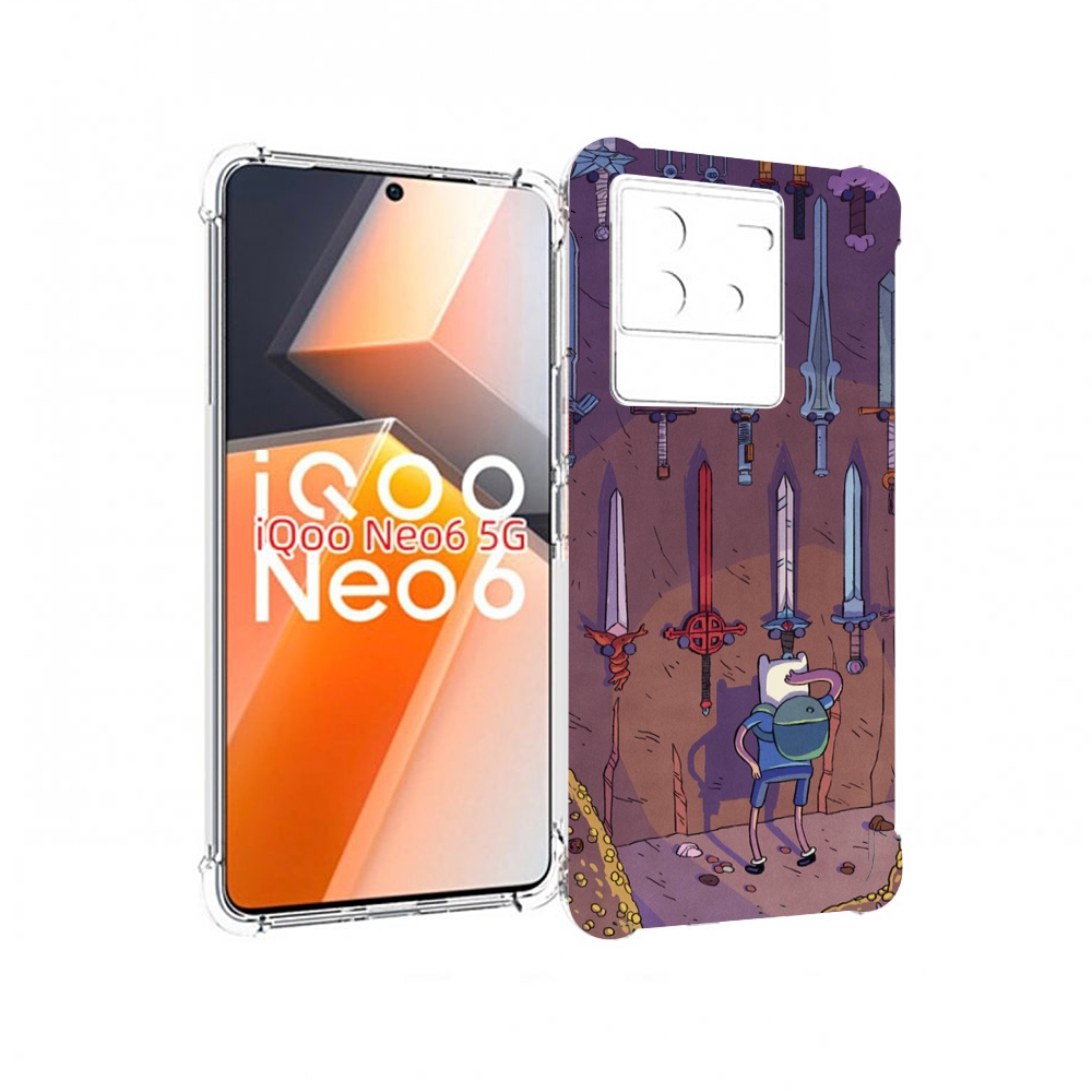 

Чехол MyPads фин ищет меч для Vivo iQoo Neo 6 5G, Прозрачный, Tocco