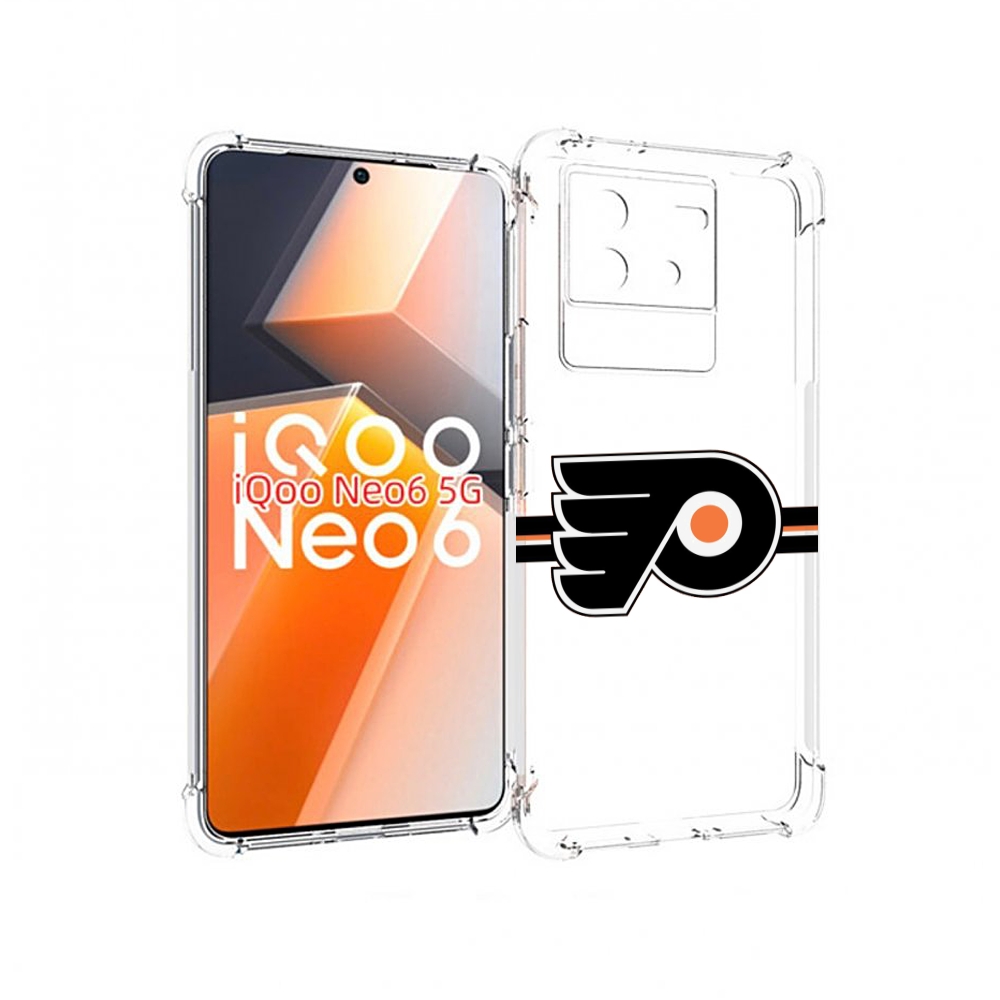 

Чехол MyPads филадельфия флаерс мужской для Vivo iQoo Neo 6 5G, Прозрачный, Tocco