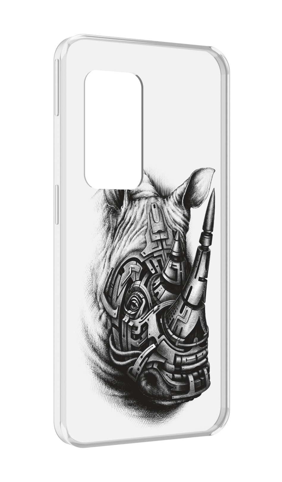 

Чехол MyPads стальной носорог для UleFone Power Armor X11 Pro, Прозрачный, Tocco