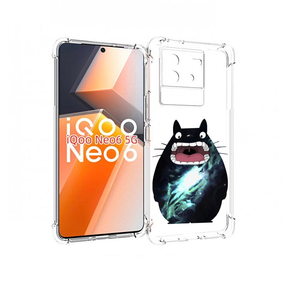 

Чехол MyPads тоторо для Vivo iQoo Neo 6 5G, Прозрачный, Tocco