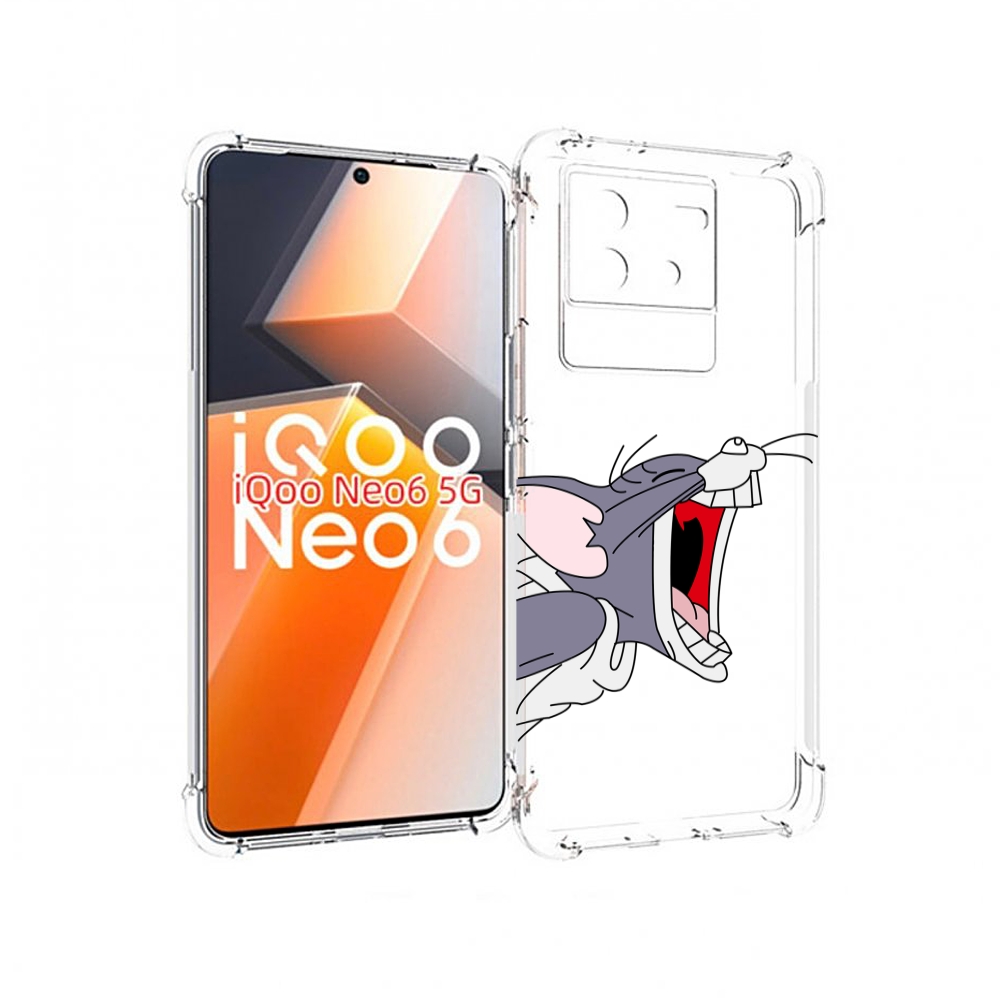 

Чехол MyPads том-голодный для Vivo iQoo Neo 6 5G, Прозрачный, Tocco