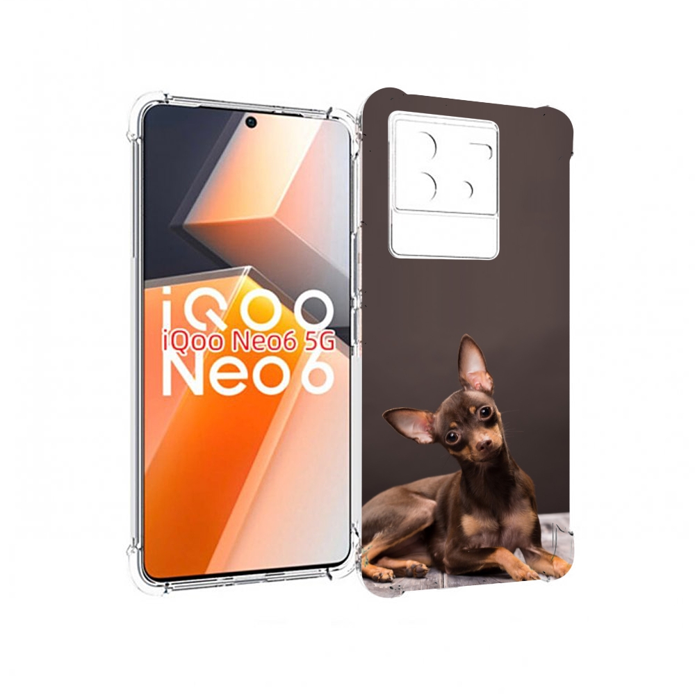 

Чехол MyPads тои терьер для Vivo iQoo Neo 6 5G, Прозрачный, Tocco