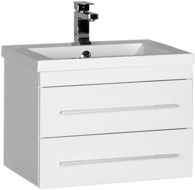 

Тумба с раковиной Aquanet Нота 58 171483+204117, Белый