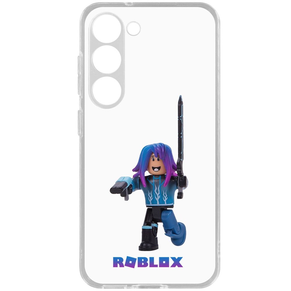 

Чехол-накладка Krutoff Clear Case Roblox-Паркурщик для Samsung Galaxy S23, Прозрачный