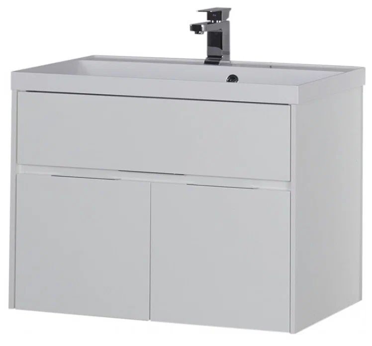 

Тумба с раковиной Aquanet Латина 90 179449+179396, Белый