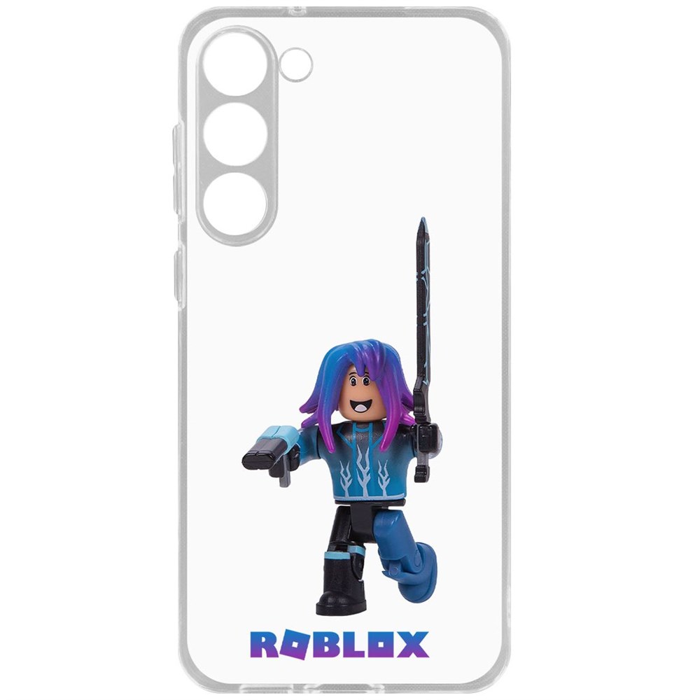 

Чехол-накладка Krutoff Clear Case Roblox-Паркурщик для Samsung Galaxy S23+, Прозрачный