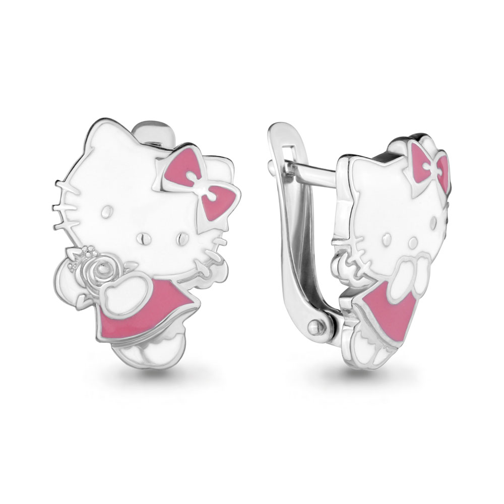 

Серьги из серебра с эмалью Aquamarine 33474_925_р, 33474_925_р