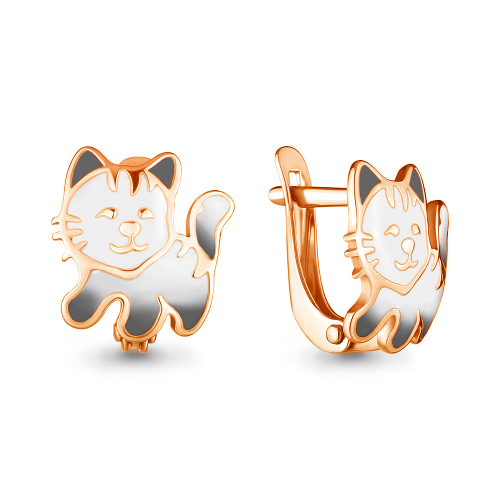 

Серьги из серебра с эмалью Aquamarine 33472_925_з, 33472_925_з