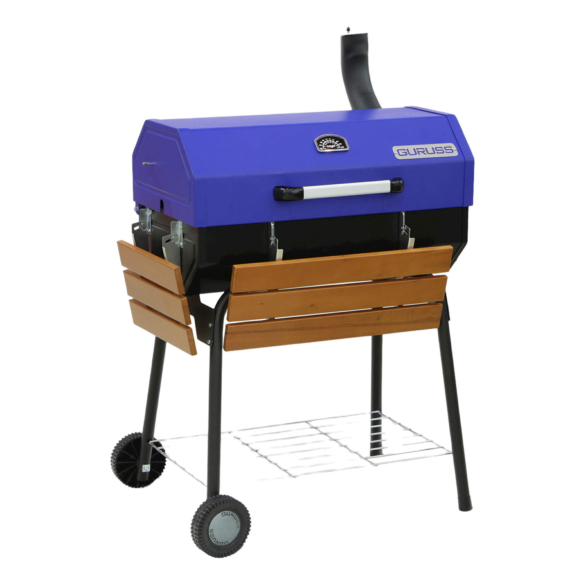 

Барбекю-гриль Guruss BBQ угольный cg-075 синий
