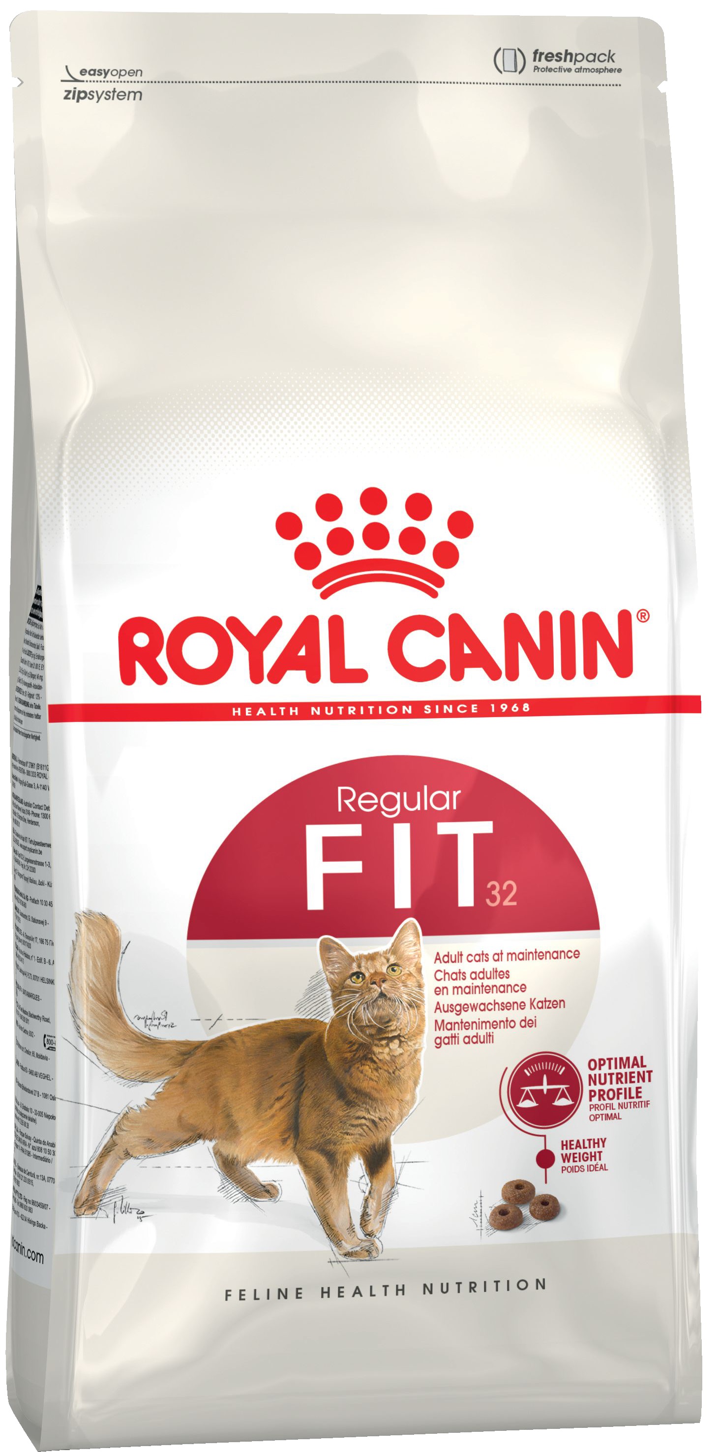 фото Сухой корм для кошек royal canin fit 32, для поддержания формы, птица, 0,4кг