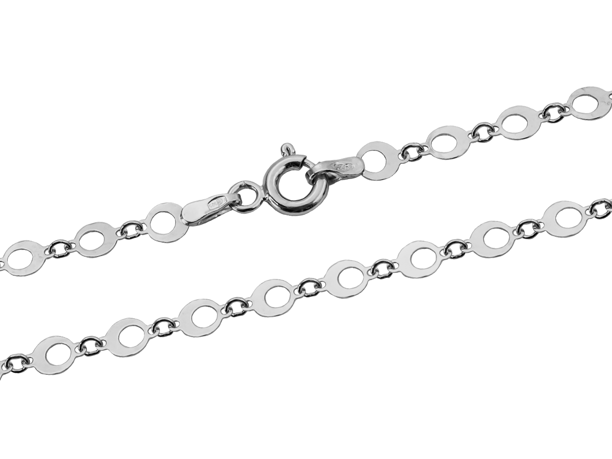 

Цепочка из серебра 45 см Мастерская Алёшиных С33.149.08.15С, С33.149.08.15С