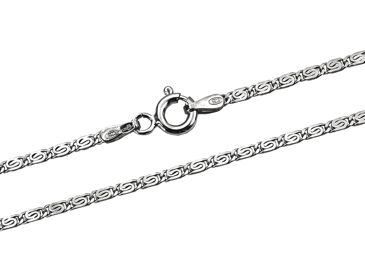 

Цепочка из серебра 45 см Мастерская Алёшиных С33.146.08.15С, С33.146.08.15С
