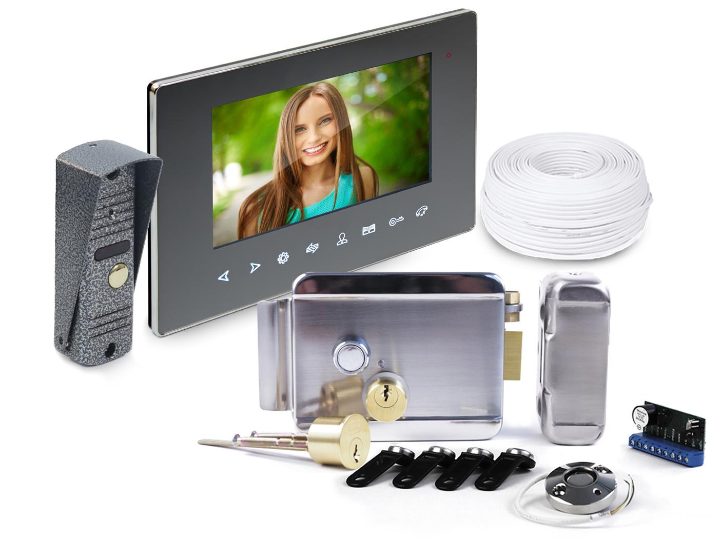 Видеодомофон EP-6814LG AHD Wi-Fi с электромеханическим замком Anxing Lock-Зенит 160921800 кабель для планшетов samsung cablexpert