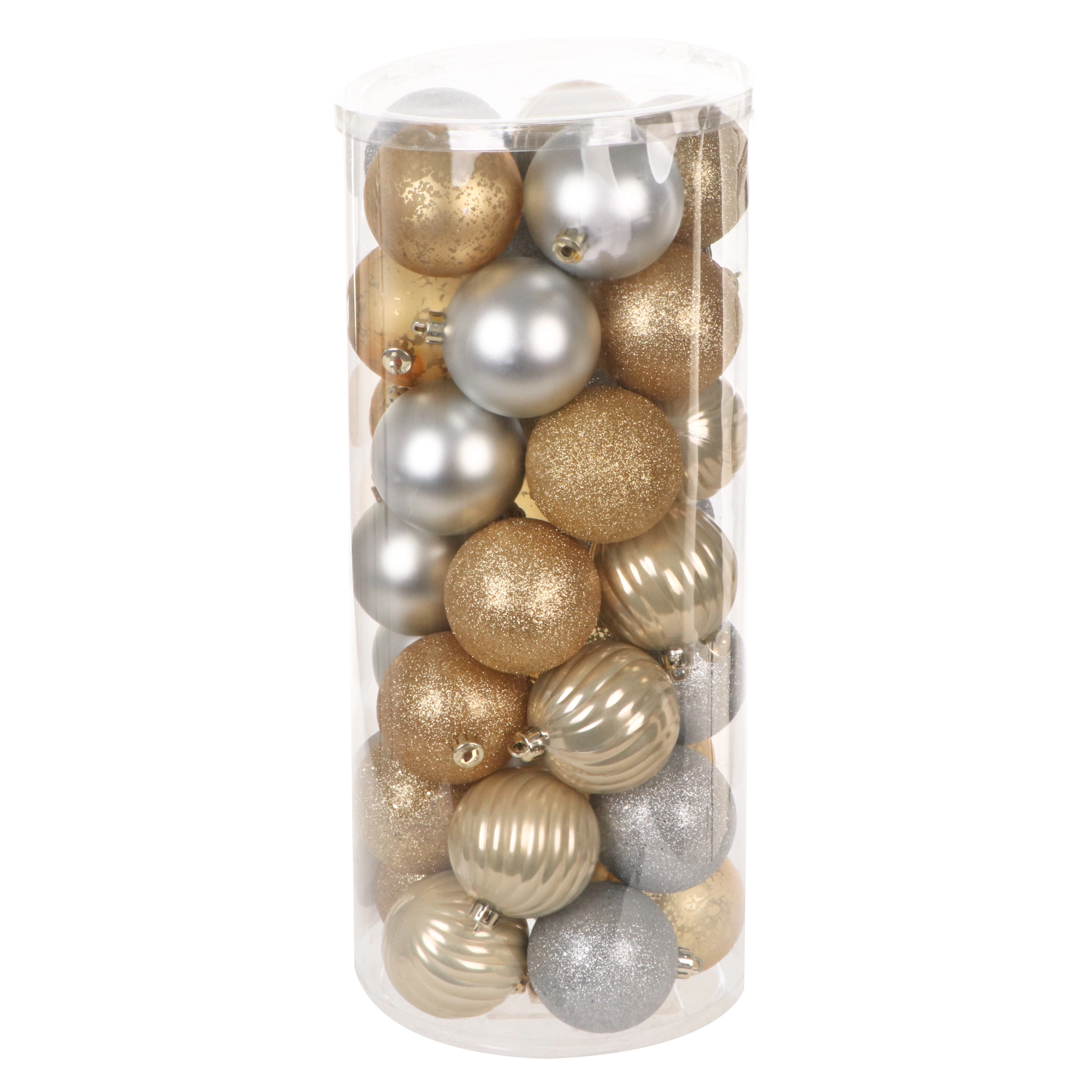 

Набор шаров на ель Unique Treasures d 7 см 2 цвета 35 шт