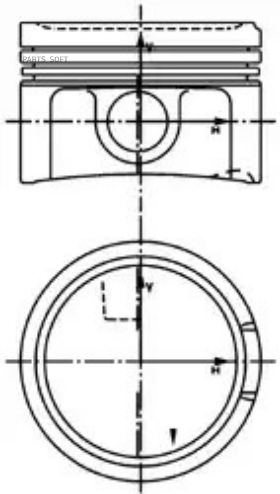 

Поршень KOLBENSCHMIDT 99933620 dm.81.00x1.5x1.75x2.0 +0.50