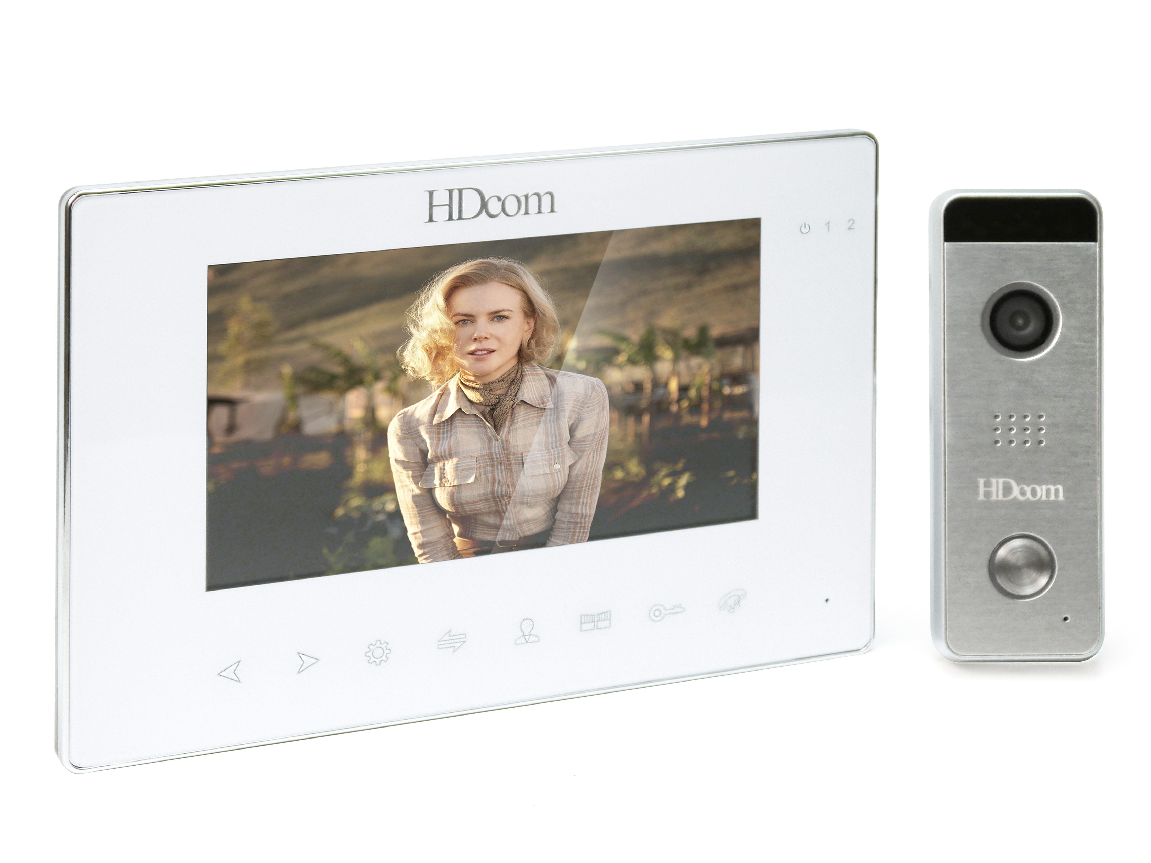 Full HD домофон HDcom W-714-FHD с записью по датчику 160921590