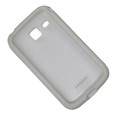 Чехол для Samsung S6102 задняя крышка пластиково-силиконовый Pisen <белый>