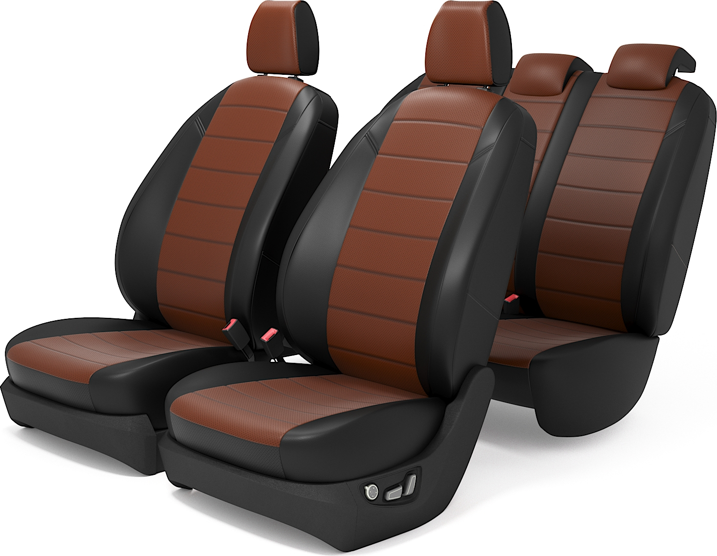 

Чехлы на сиденья для Киа Спортейдж 4 с 2016 по 2021 год, Экокожа, коричневый, PSportage415