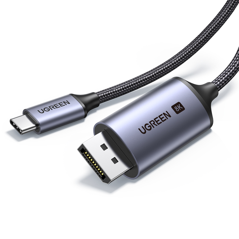 

Кабель uGreen USB-C - DisplayPort вилка-вилка 3м (25839_) серый, CM556