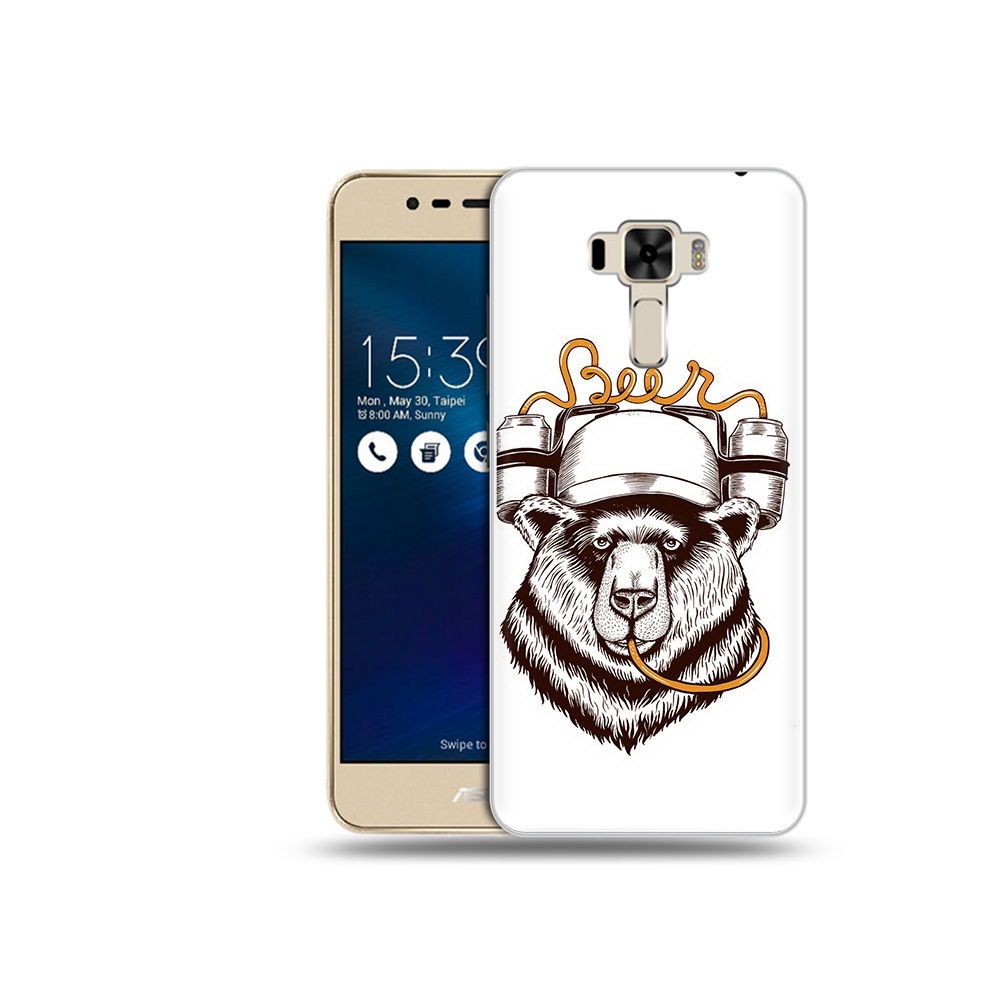 

Чехол MyPads Tocco для Asus ZenFone 3 пивной медведь (PT40480.655.538), Прозрачный, Tocco