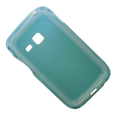 

Чехол для Samsung S6108 силиконовый матовый <голубой>, Разноцветный