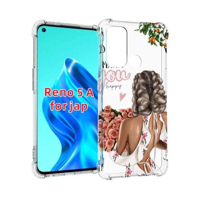 

Чехол MyPads Мелочи-делают-тебя-счастливой для Oppo Reno 5A, Прозрачный, Tocco