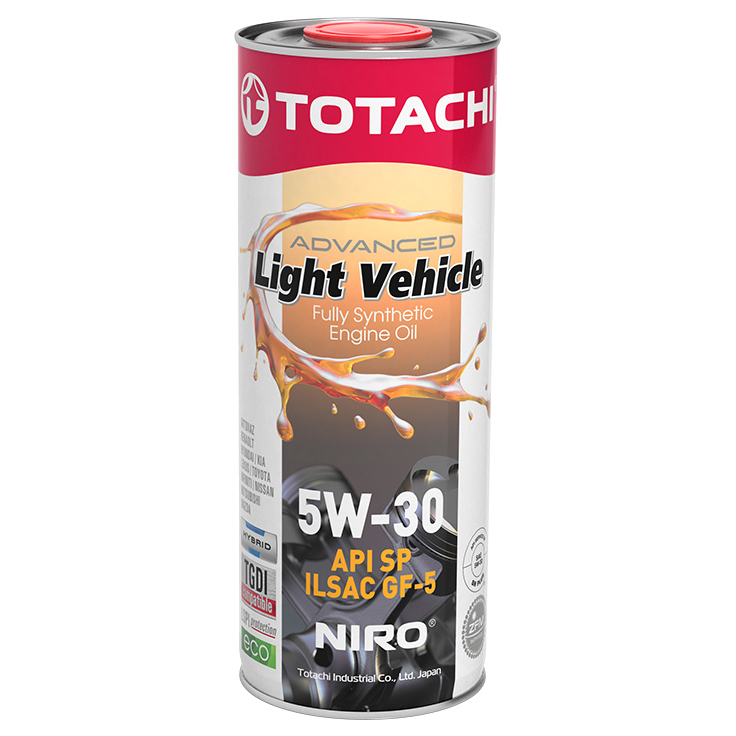Моторное масло TOTACHI синтетическое 5W30 Niro Lv Sn/Rc 1л