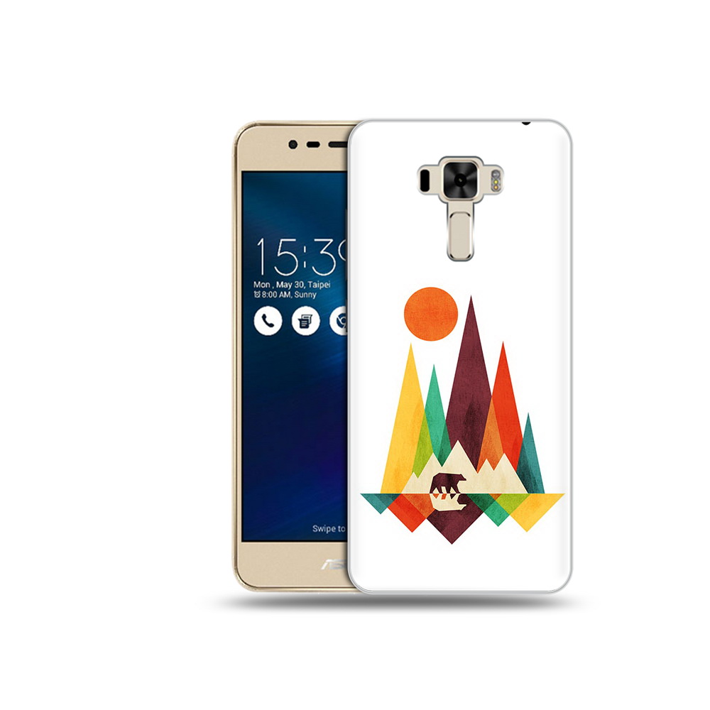 

Чехол MyPads Tocco для Asus ZenFone 3 нарисованные горы с медведем (PT40480.655.506), Прозрачный, Tocco