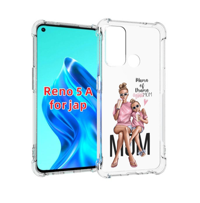 

Чехол MyPads Мама-мечты женский для Oppo Reno 5A, Прозрачный, Tocco