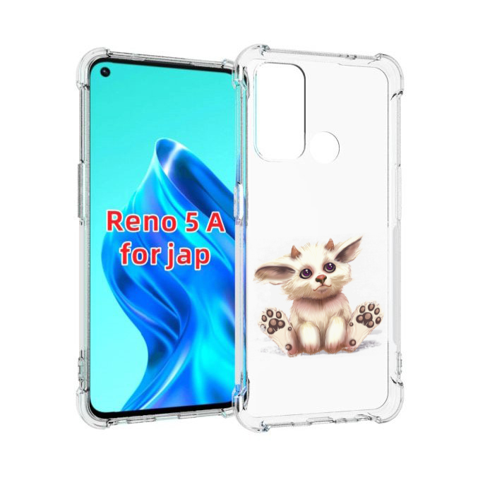 

Чехол MyPads Маленькое чудо детский для Oppo Reno 5A, Прозрачный, Tocco