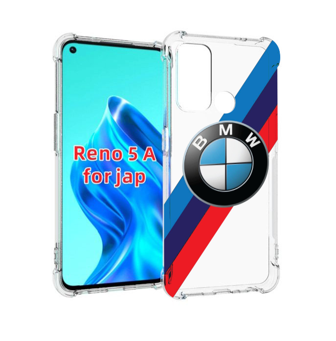 

Чехол MyPads Лого-BMW мужской для Oppo Reno 5A, Прозрачный, Tocco