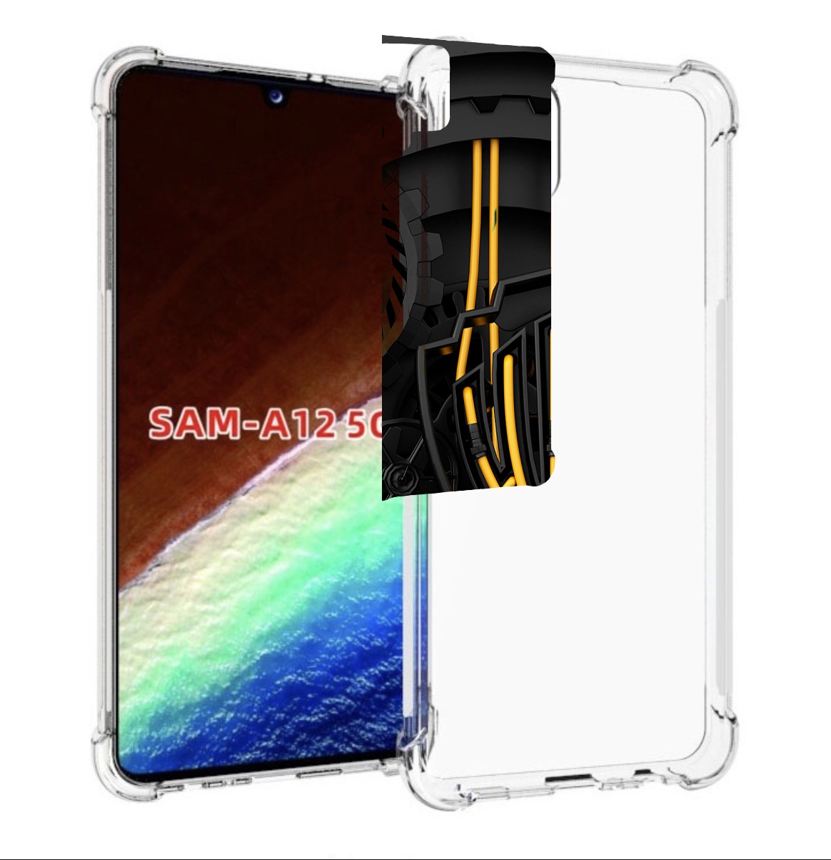 

Чехол MyPads Warner Bros для Samsung Galaxy A12 (SM-A125F) 2020/21/A12 Nacho SM-A127F, Прозрачный, Tocco