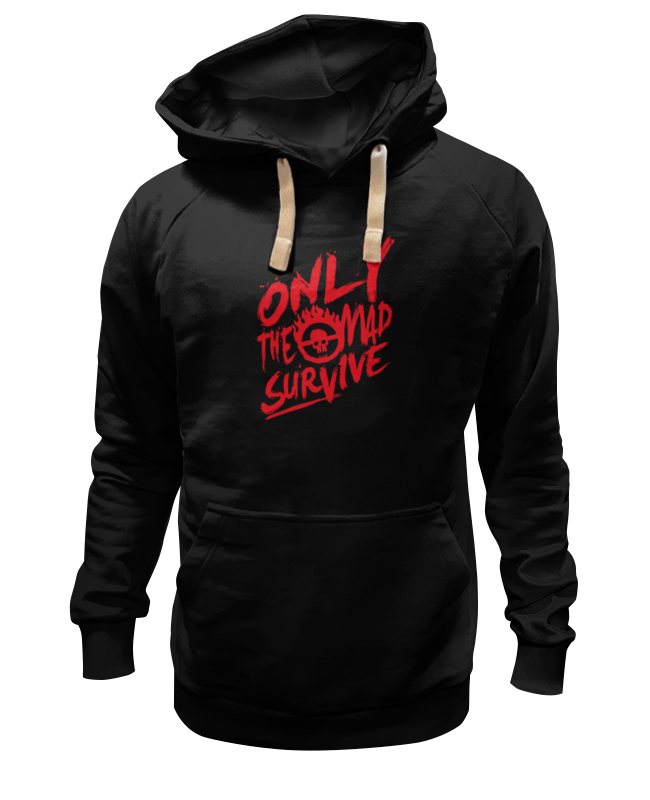 

Худи унисекс Printio Mad survive черное S, Черный, Mad survive
