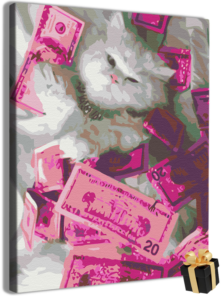 

Картина по номерам Арт-студия Unicorn котик N-3523 40x50 см, Котик