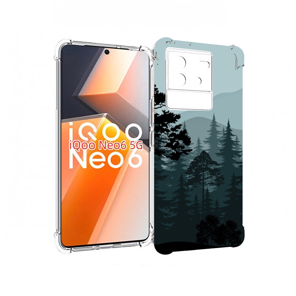 

Чехол MyPads темный лесочек для Vivo iQoo Neo 6 5G, Прозрачный, Tocco