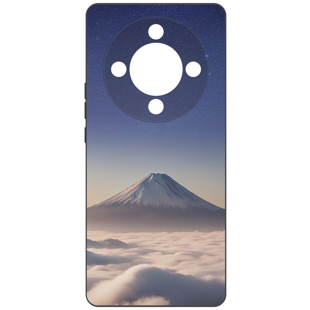 

Чехол-накладка Krutoff Soft Case Япония, Фудзияма для Honor X9b черный