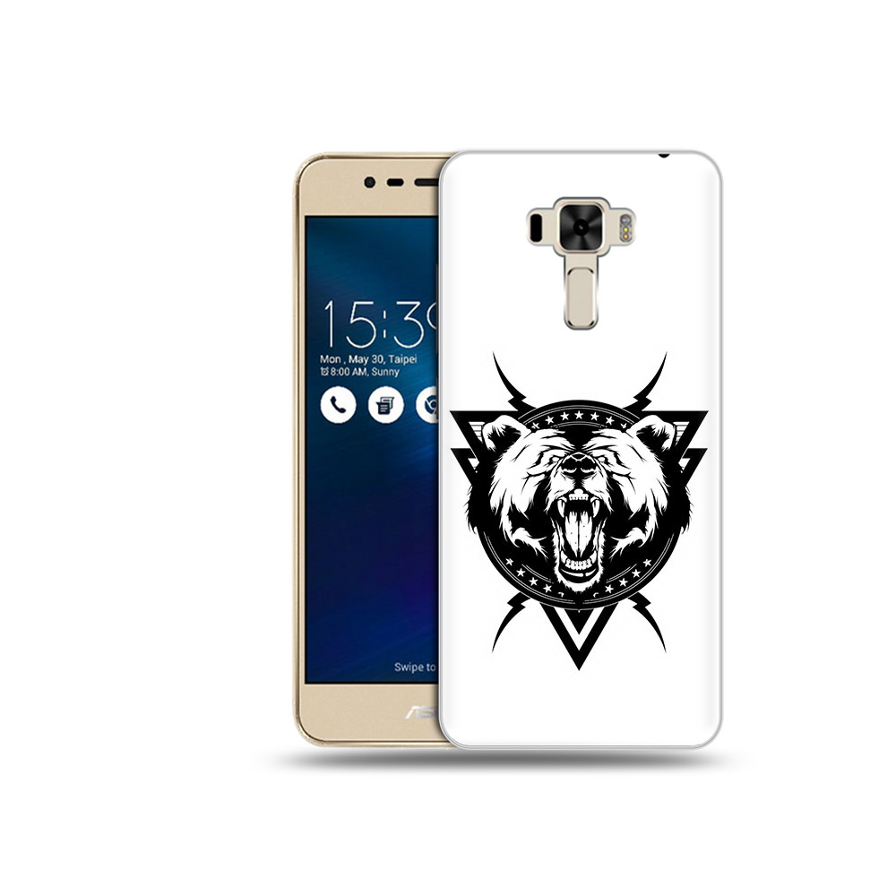 Чехол MyPads Tocco для Asus ZenFone 3 медведь в треугольнике (PT40480.655.464)