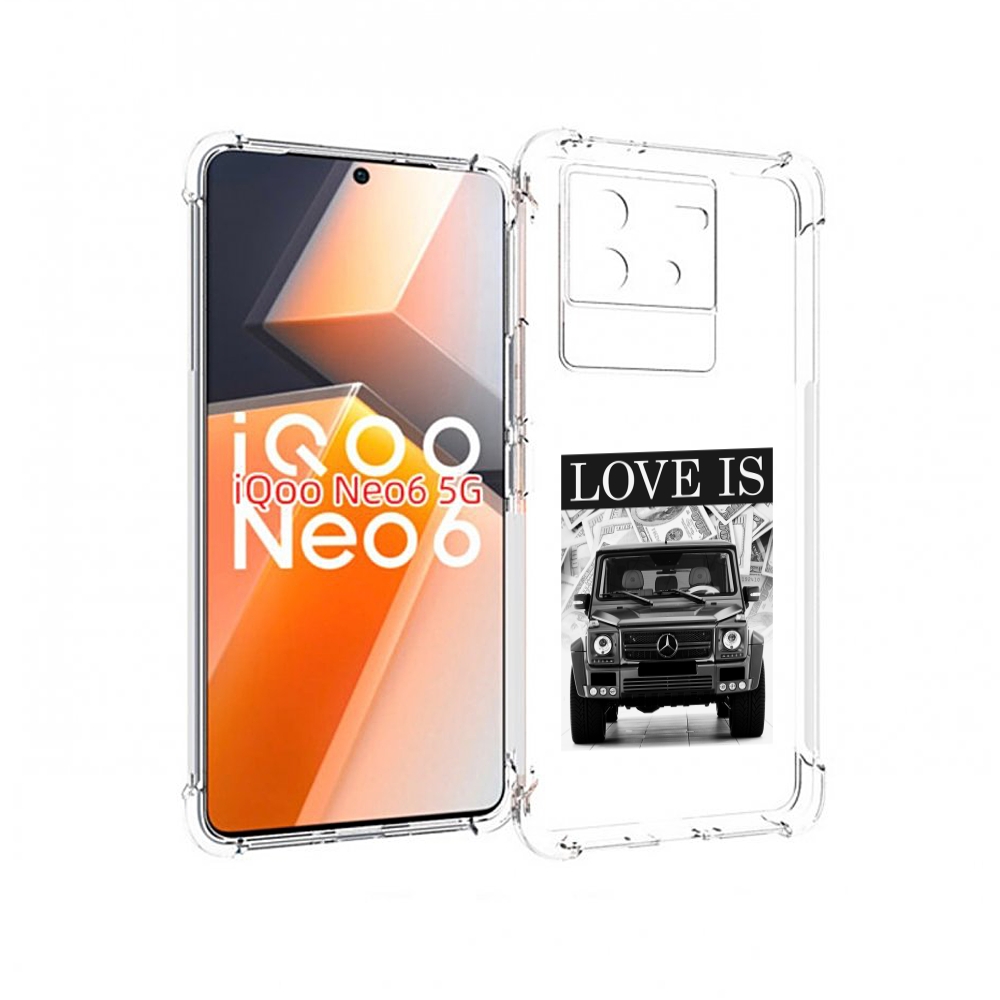 

Чехол MyPads гелик для Vivo iQoo Neo 6 5G, Прозрачный, Tocco