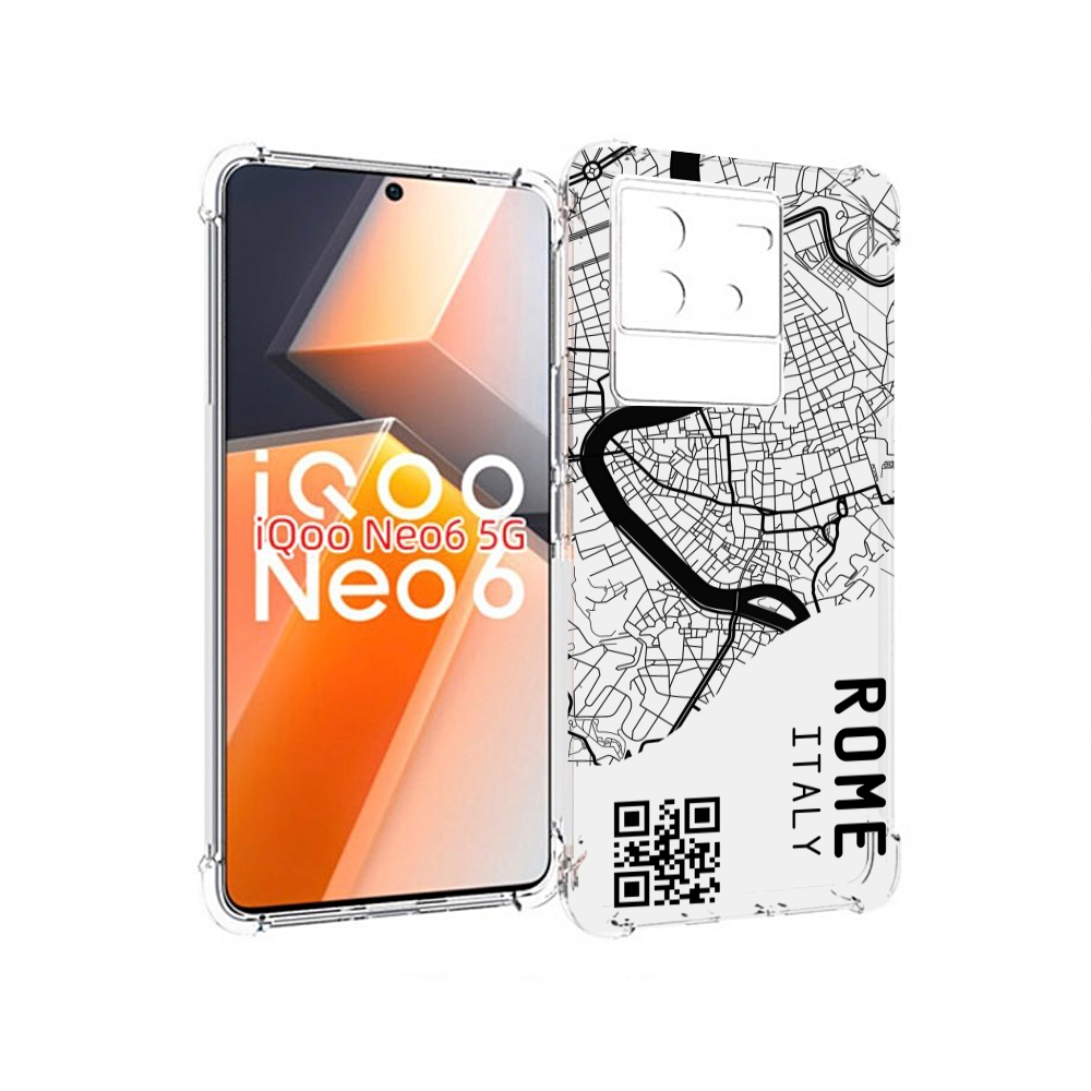 

Чехол MyPads схема-рим для Vivo iQoo Neo 6 5G, Прозрачный, Tocco