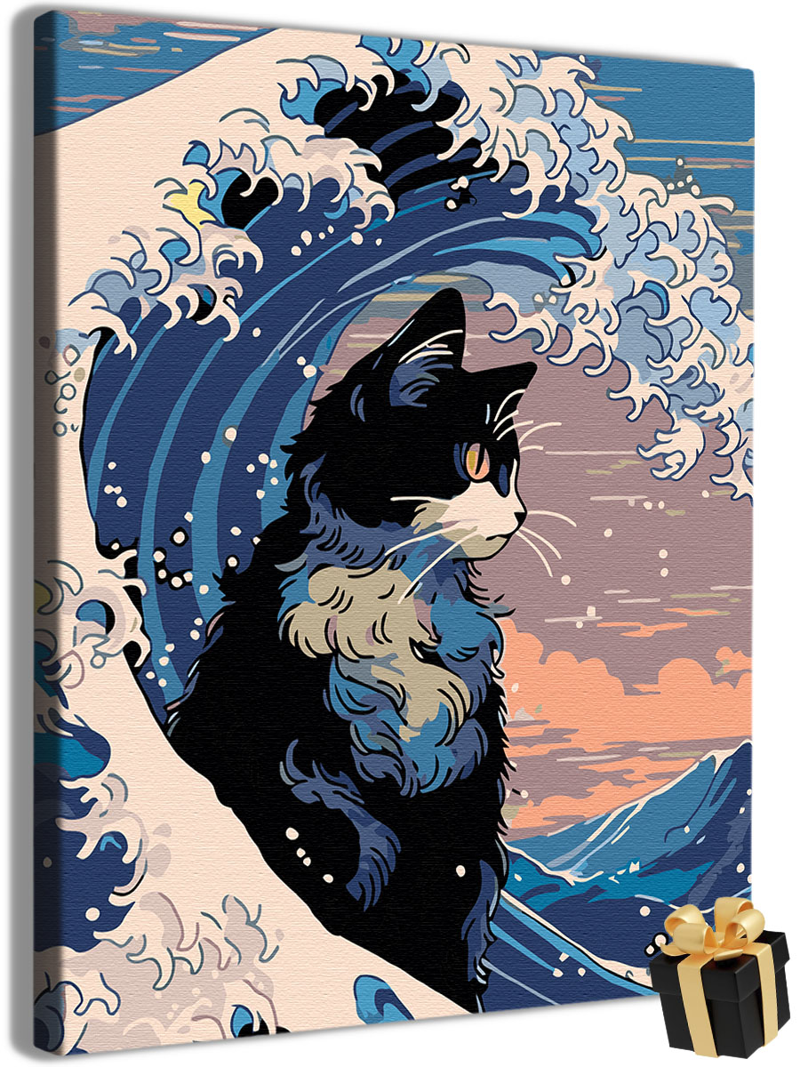 

Картина по номерам Арт-студия Unicorn кот N-3507 40x50 см, Кот