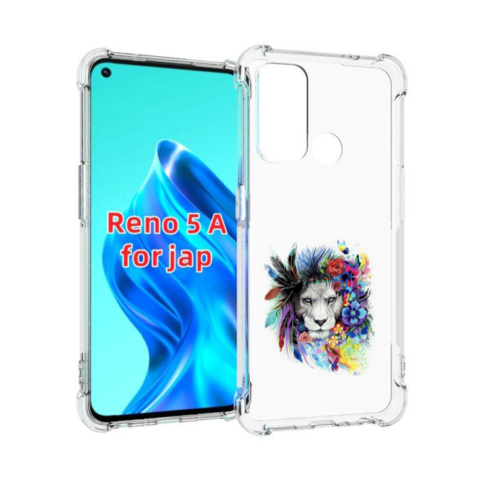 

Чехол MyPads Лев 2 для Oppo Reno 5A, Прозрачный, Tocco