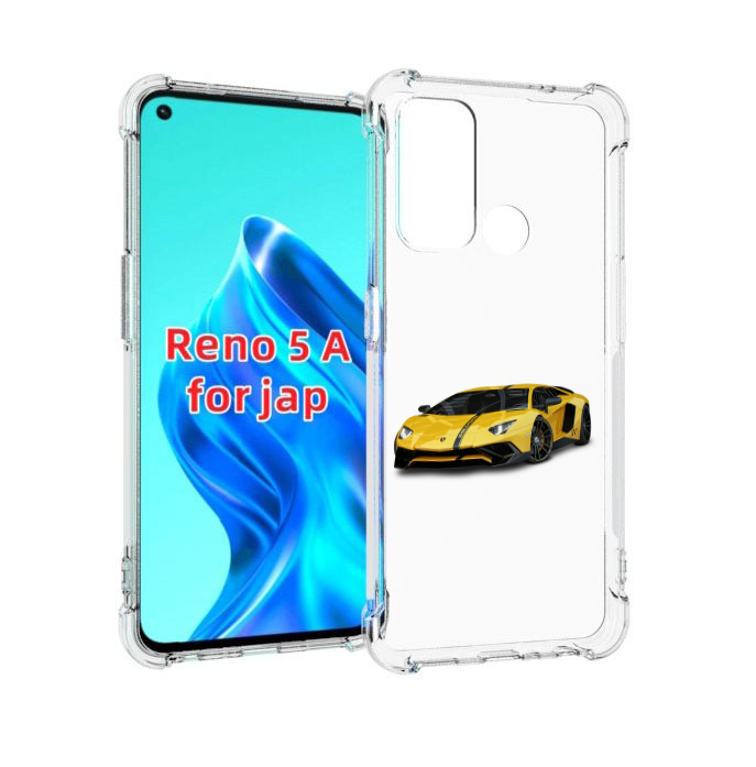 

Чехол MyPads Ламбо мужской для Oppo Reno 5A, Прозрачный, Tocco