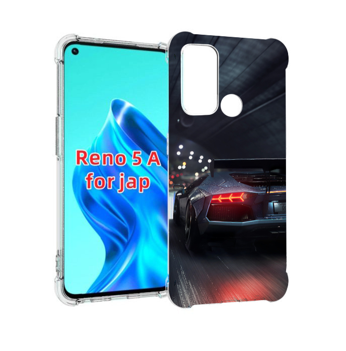 

Чехол MyPads Ламба мужской для Oppo Reno 5A, Прозрачный, Tocco
