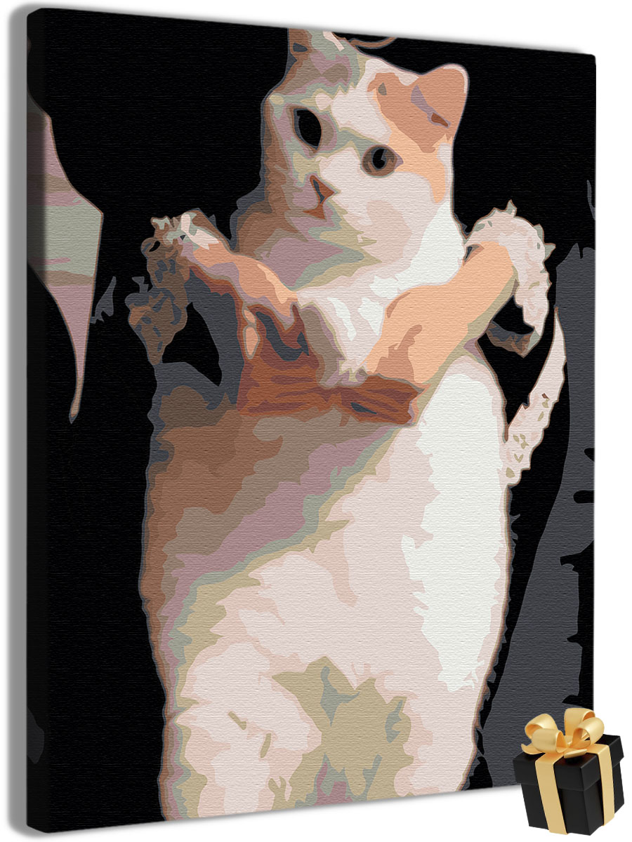 

Картина по номерам Арт-студия Unicorn котик N-3501 40x50 см, Котик